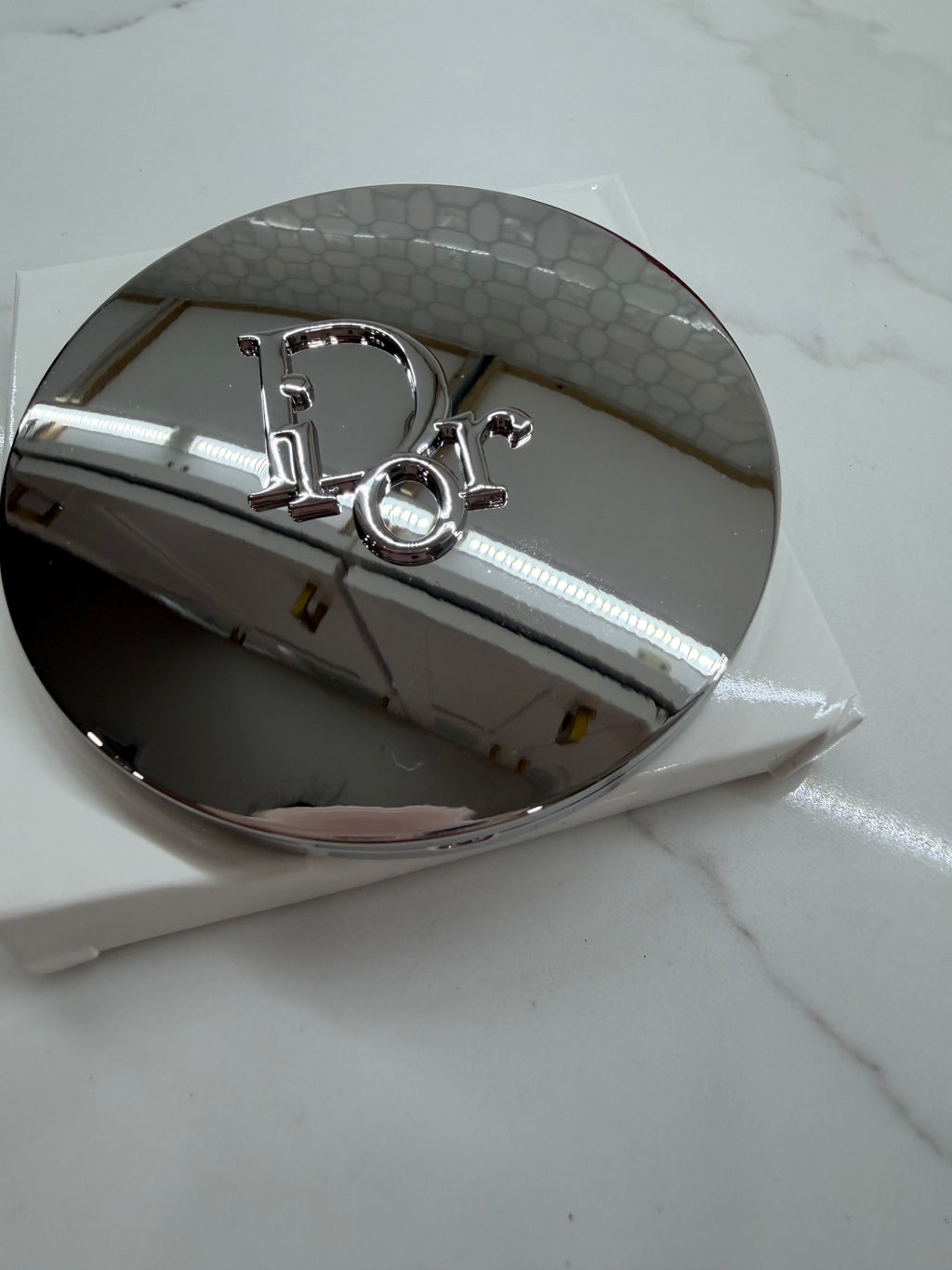 CD Silver Compact Mirror