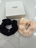 CC 2-Piece Soft Plush Scrunchie Set