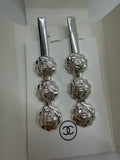 CC Silver Camellia Hair Clips | Set of 2