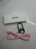 Miss Dior Pink Bow Bag Charm & Keychain