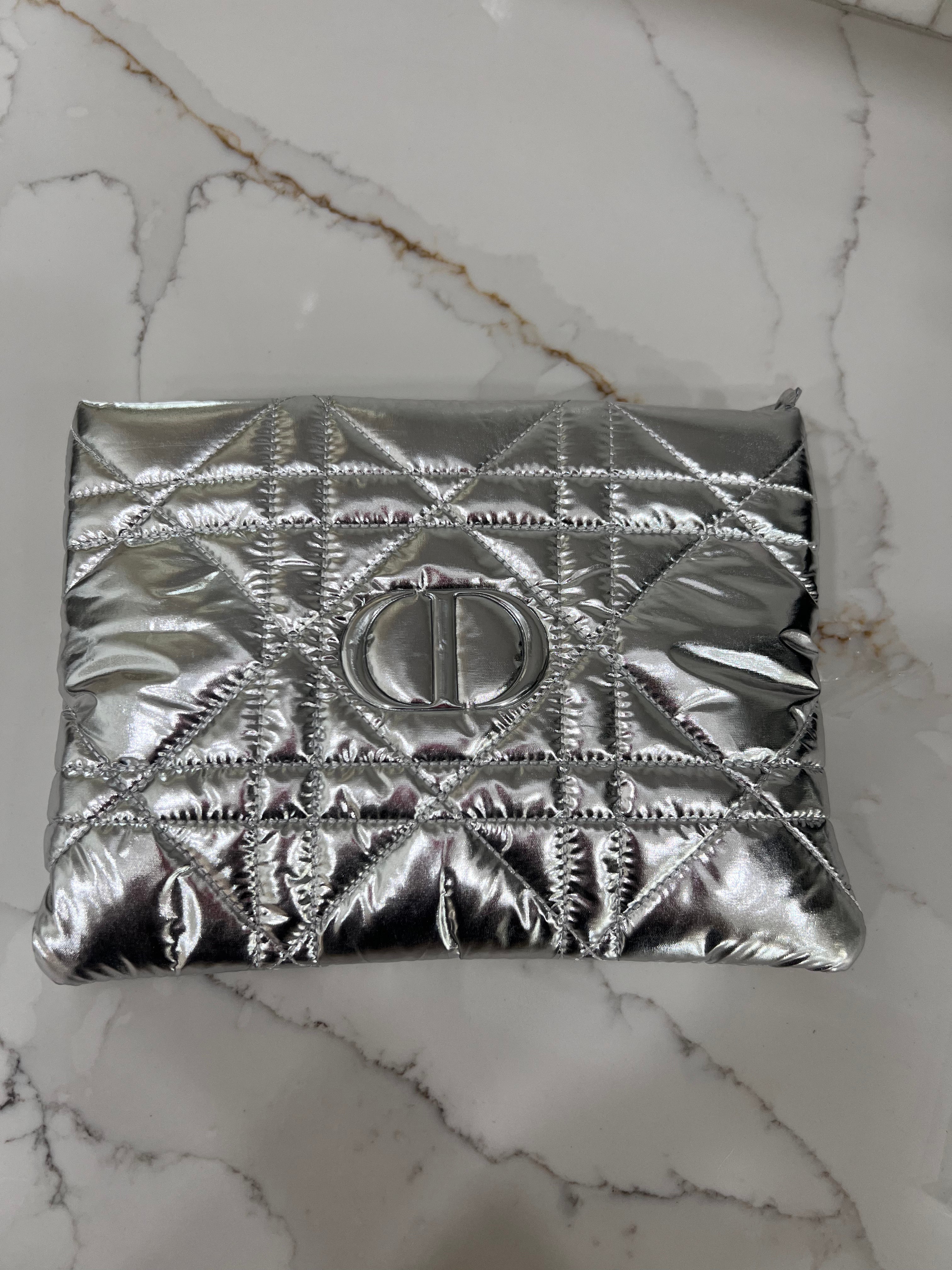 CD Silver Metallic Pouch