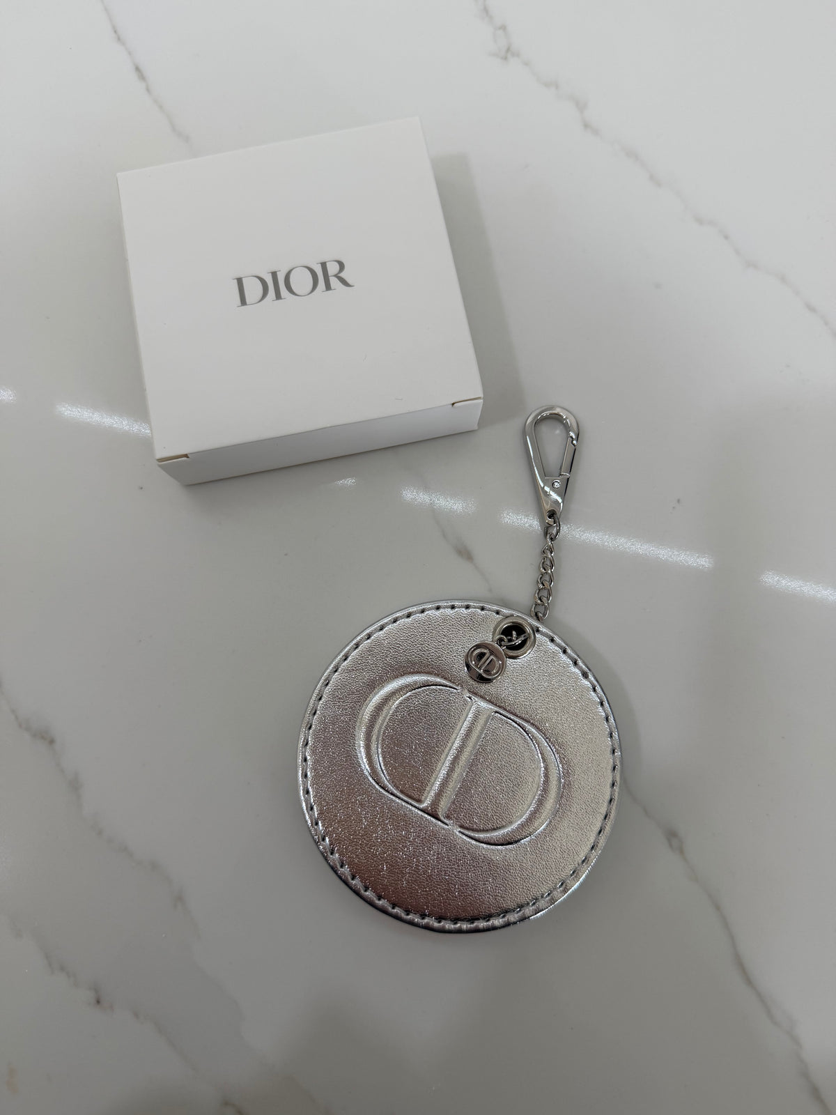 CD Silver Mirror/Bag Charm