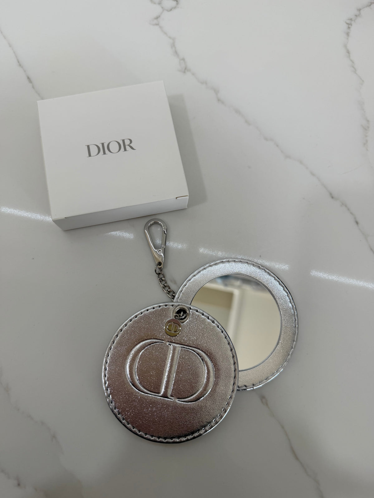 CD Silver Mirror/Bag Charm