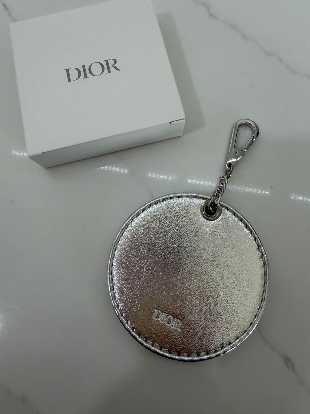 CD Silver Mirror/Bag Charm