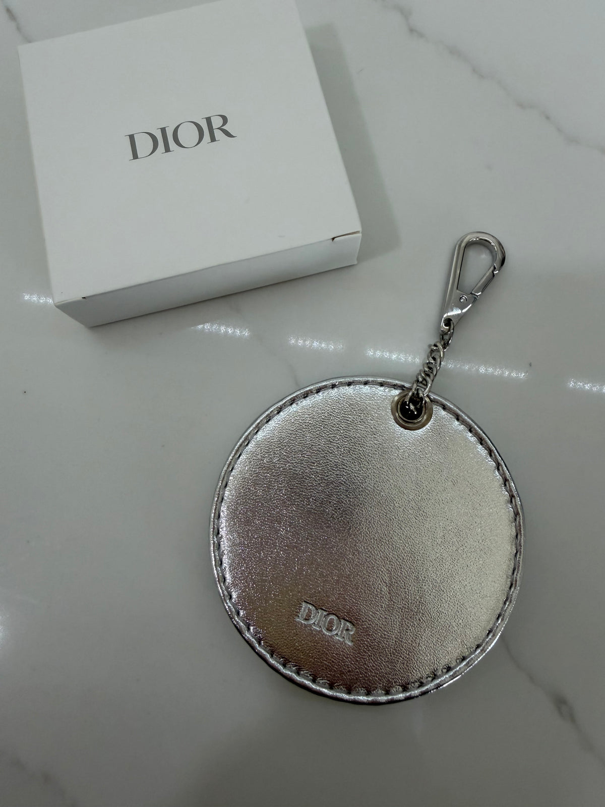 CD Silver Mirror/Bag Charm