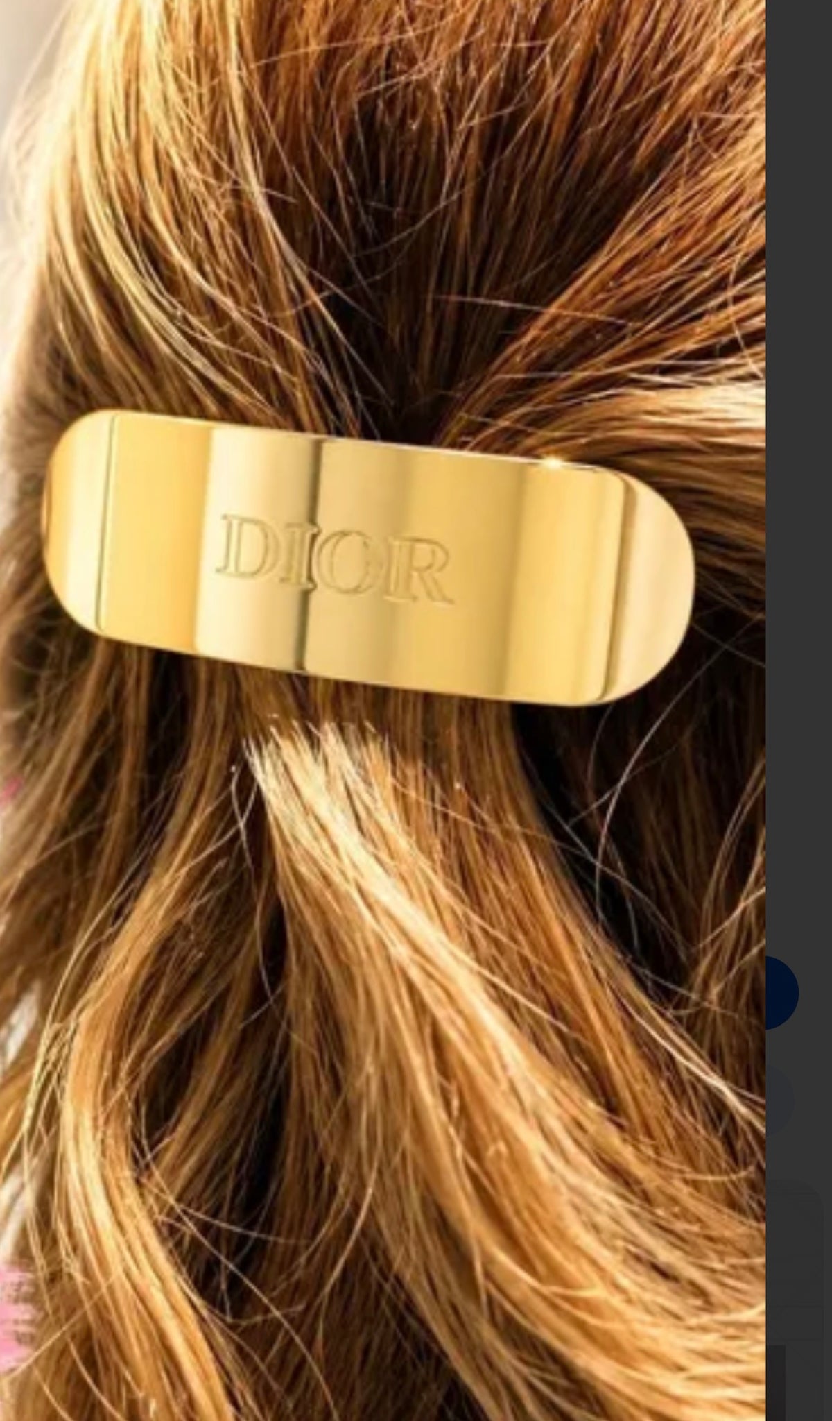 CD Gold Hair Clip