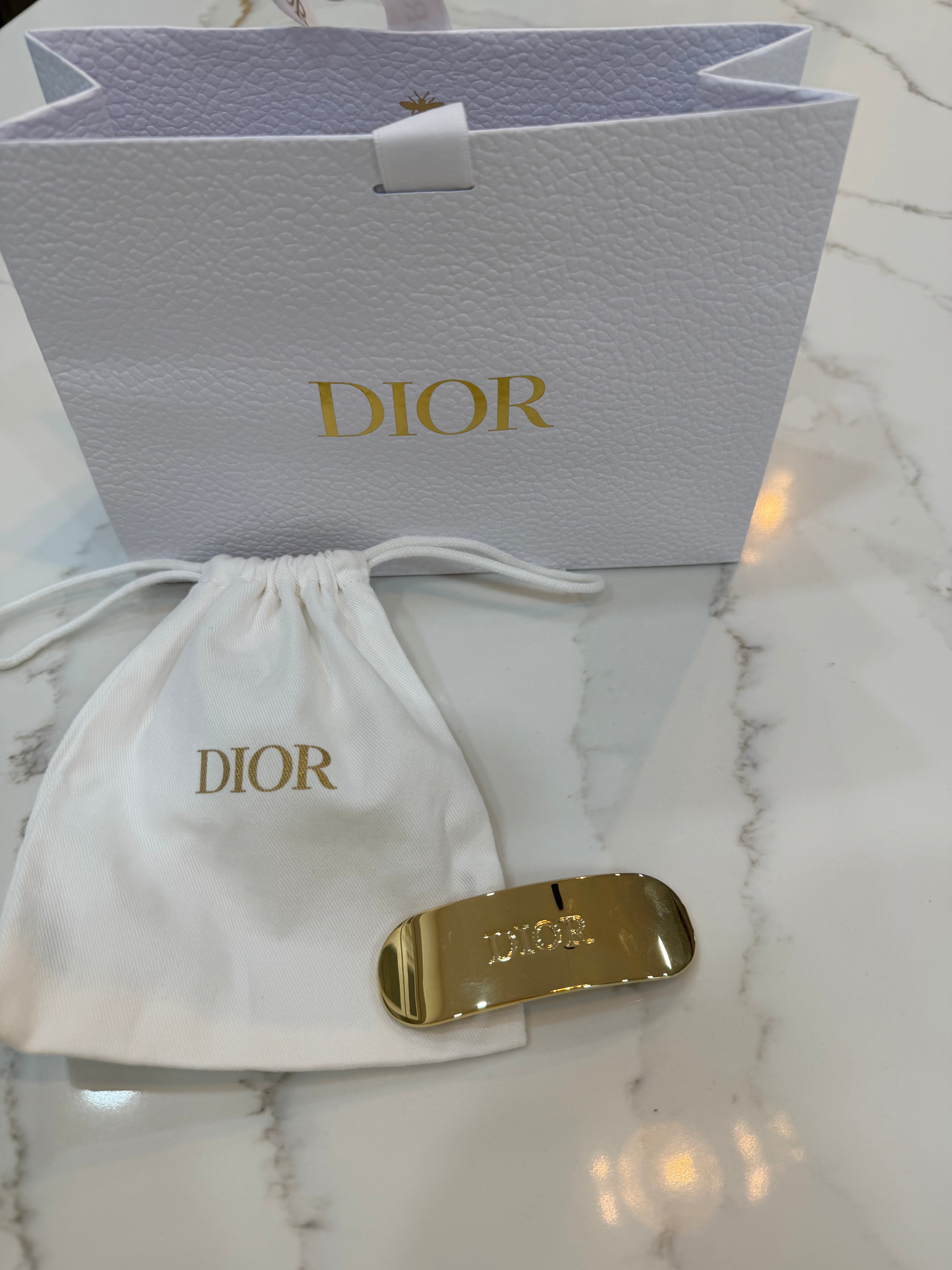 CD Gold Hair Clip