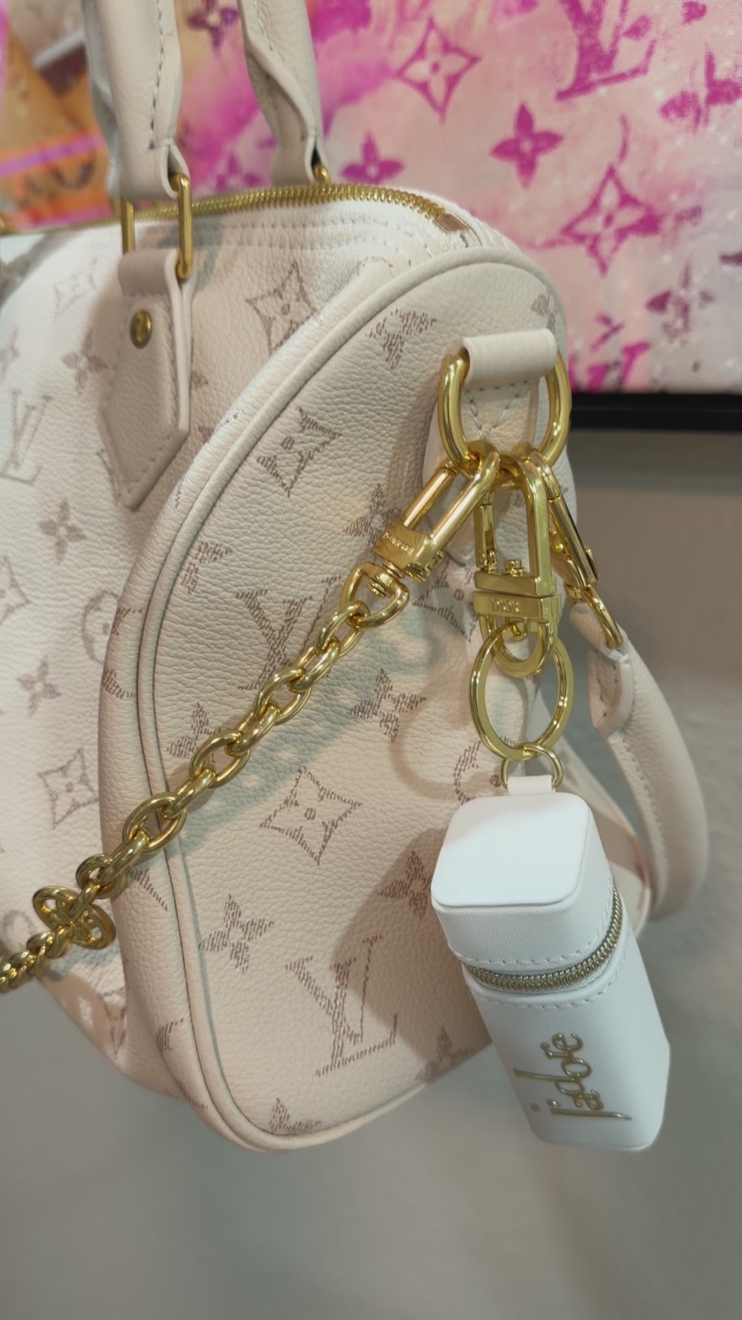 CD J’adore Lipstick Holder Keychain Case